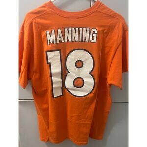 Peyton Manning Denver broncos tshirt- size Large-Preowned